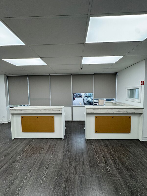 L-shaped Reception Desk