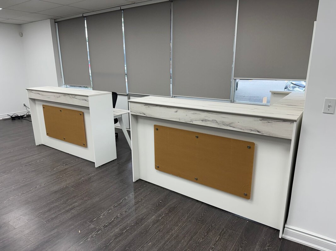 L-shaped Reception Desk
