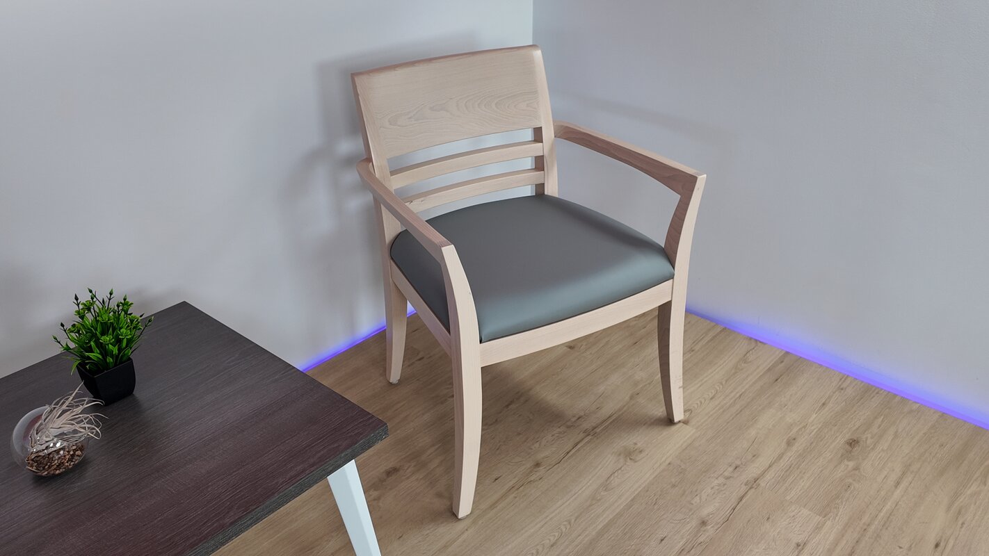 Solid Wood Guest Chair