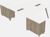 Shared Modern L-shaped Desks
