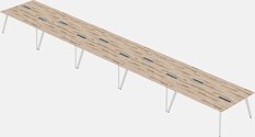 Modern Rectangular Shared Desk