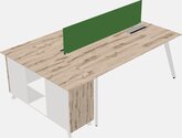 6 person desk