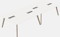 Modern Rectangular Shared Desk