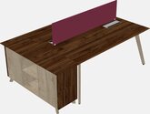 Fixed height office chair