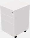 Mobile Pedestal File Cabinet - 3 Drawers - Wooden