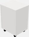 Mobile Pedestal File Cabinet - 3 Drawers - Wooden