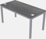 Rectangular Desk - Metal Frame