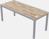 Rectangular Desk - Metal Frame