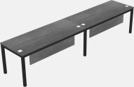 Rectangular Desk - Metal Frame