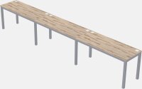 Rectangular Desk - Metal Frame