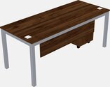 Rectangular Desk - Metal Frame