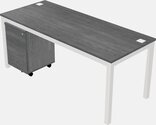 Rectangular Desk - Metal Frame