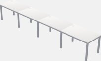 Rectangular Desk - Metal Frame