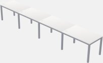 Rectangular Desk - Metal Frame