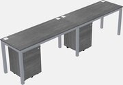 Rectangular Desk - Metal Frame