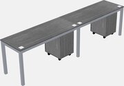 Rectangular Desk - Metal Frame