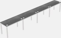 Rectangular Desk - Metal Frame