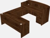 Classic U-shaped Reception Desk