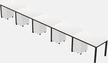Rectangular Desk - Metal Frame