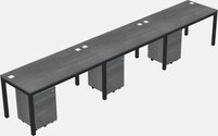 Rectangular Desk - Metal Frame
