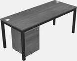 Rectangular Desk - Metal Frame