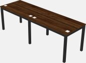 Rectangular Desk - Metal Frame