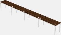 Rectangular Desk - Metal Frame