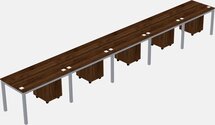 Rectangular Desk - Metal Frame