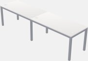 Rectangular Desk - Metal Frame