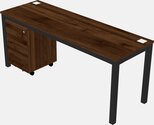 Rectangular Desk - Metal Frame