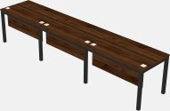 Rectangular Desk - Metal Frame
