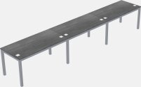 Rectangular Desk - Metal Frame