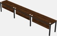 Rectangular Desk - Metal Frame