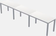 Rectangular Desk - Metal Frame