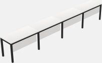 Rectangular Desk - Metal Frame