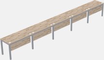 Rectangular Desk - Metal Frame