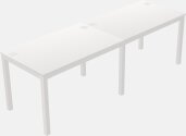 Rectangular Desk - Metal Frame