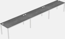 Rectangular Desk - Metal Frame