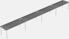 Rectangular Desk - Metal Frame