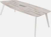8ft Boat-shape Boardroom Table