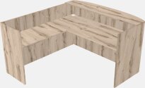 Classic L-shaped Reception Desk