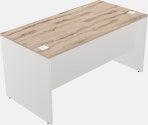 Rectangular Desk - Wooden Base