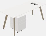 Office Desk - Solid Wood Frame