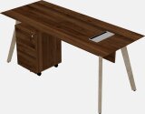 Office Desk - Solid Wood Frame