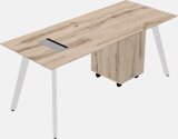 Office Desk - Solid Wood Frame