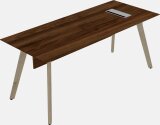 Office Desk - Solid Wood Frame