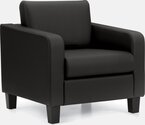 Black lounge chair