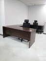 Rectangular Desk - Wooden Base
