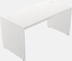 Rectangular Desk - Wooden Base