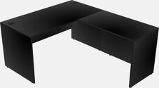 L shape home office desk